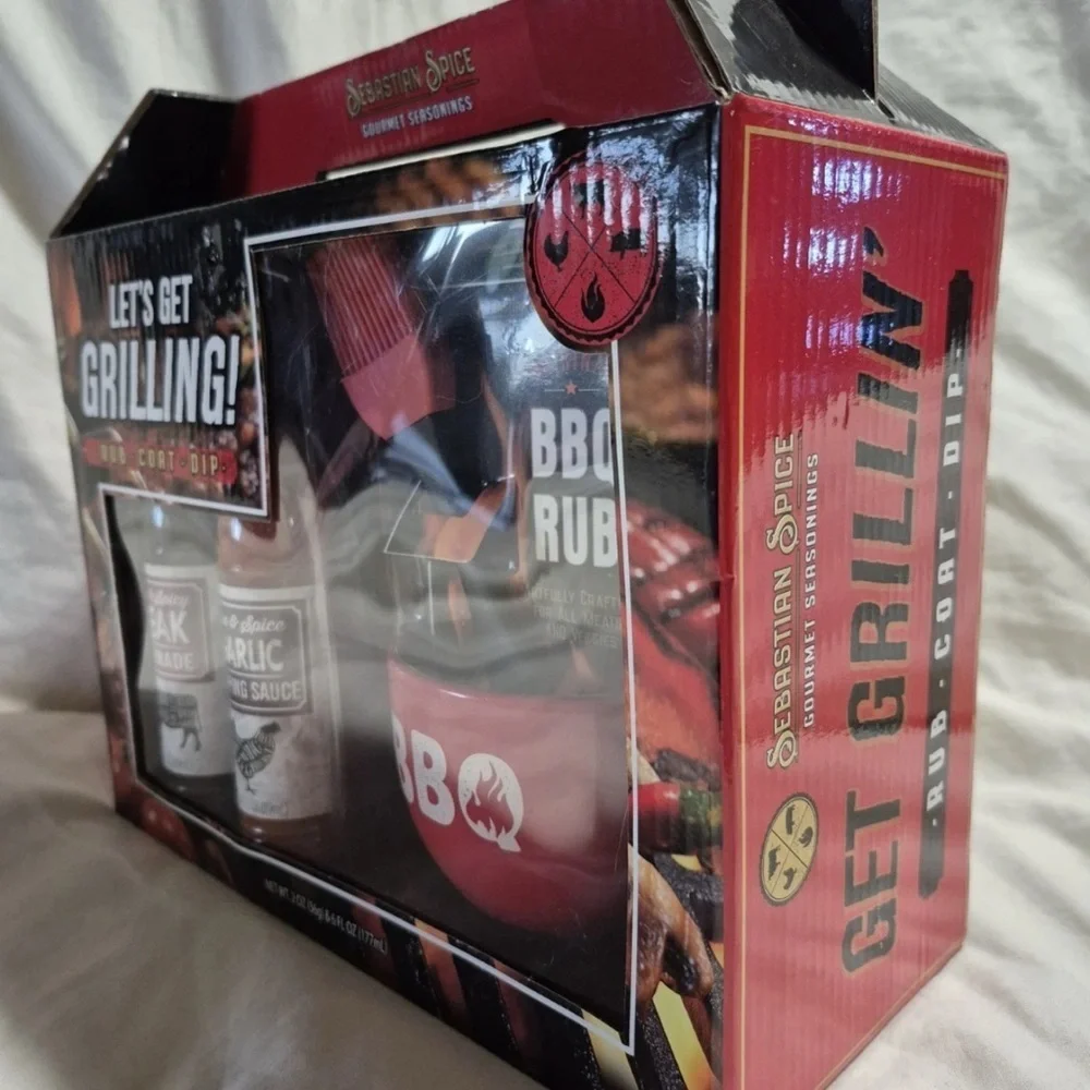 Sebastian Spice BBQ Rub and Sauce Set NEW in Box - Picture 2 of 9
